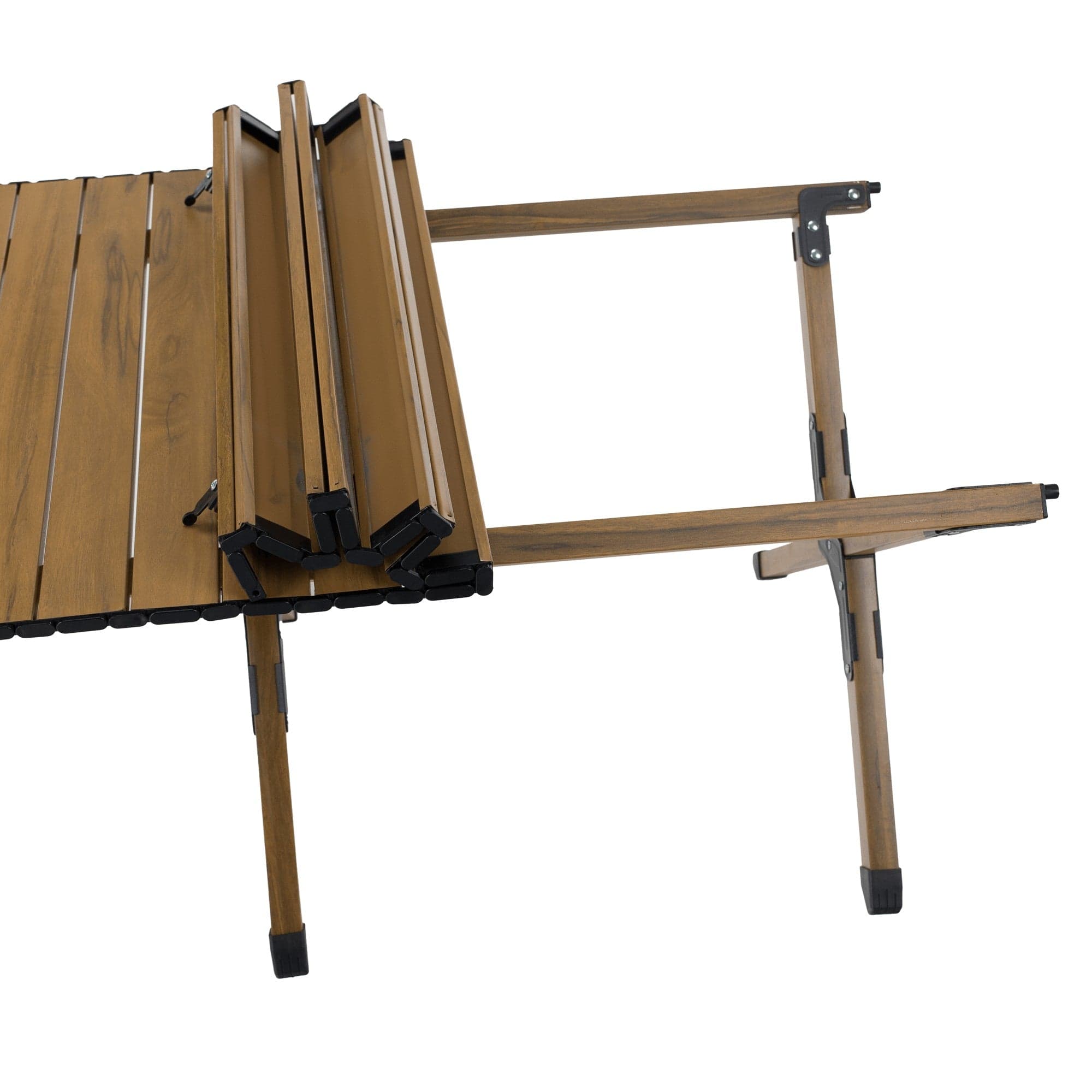 Masa gradina ARTUR, maro, otel, 120x60x48 cm