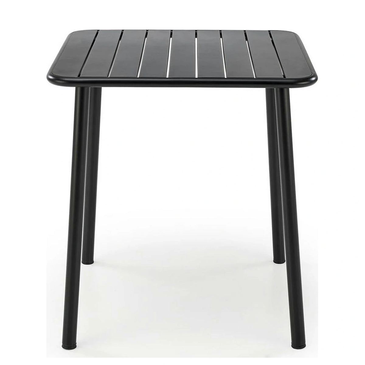 Masa gradina BOSCO, negru, metal, 70x70x76 cm