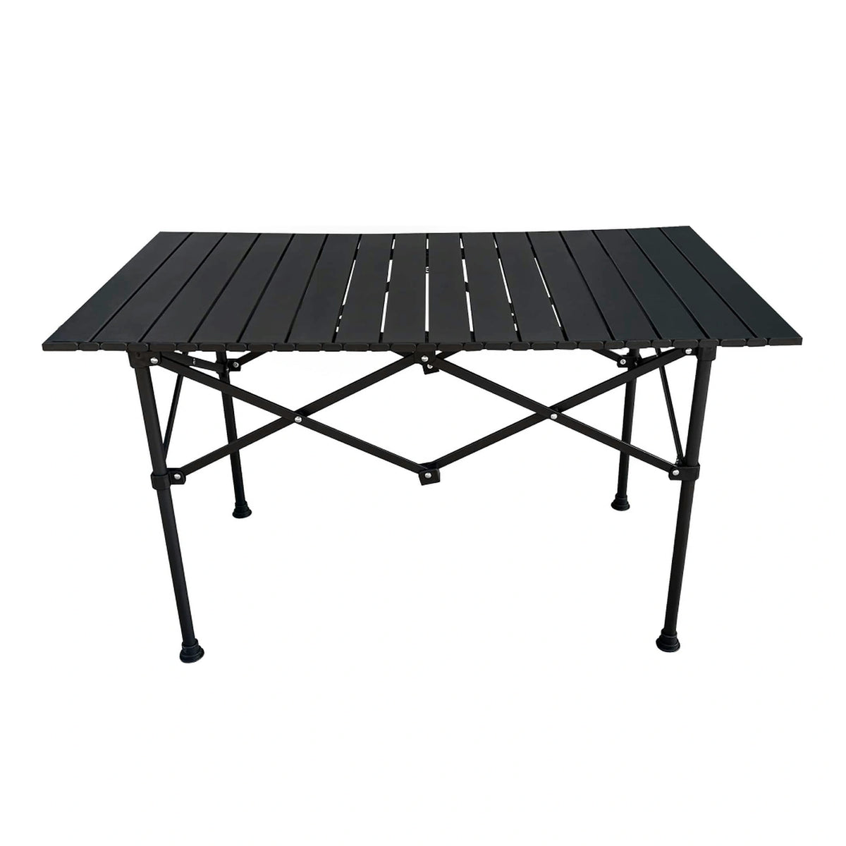 Masa gradina MAKUR, negru, metal, 95x54x55 cm