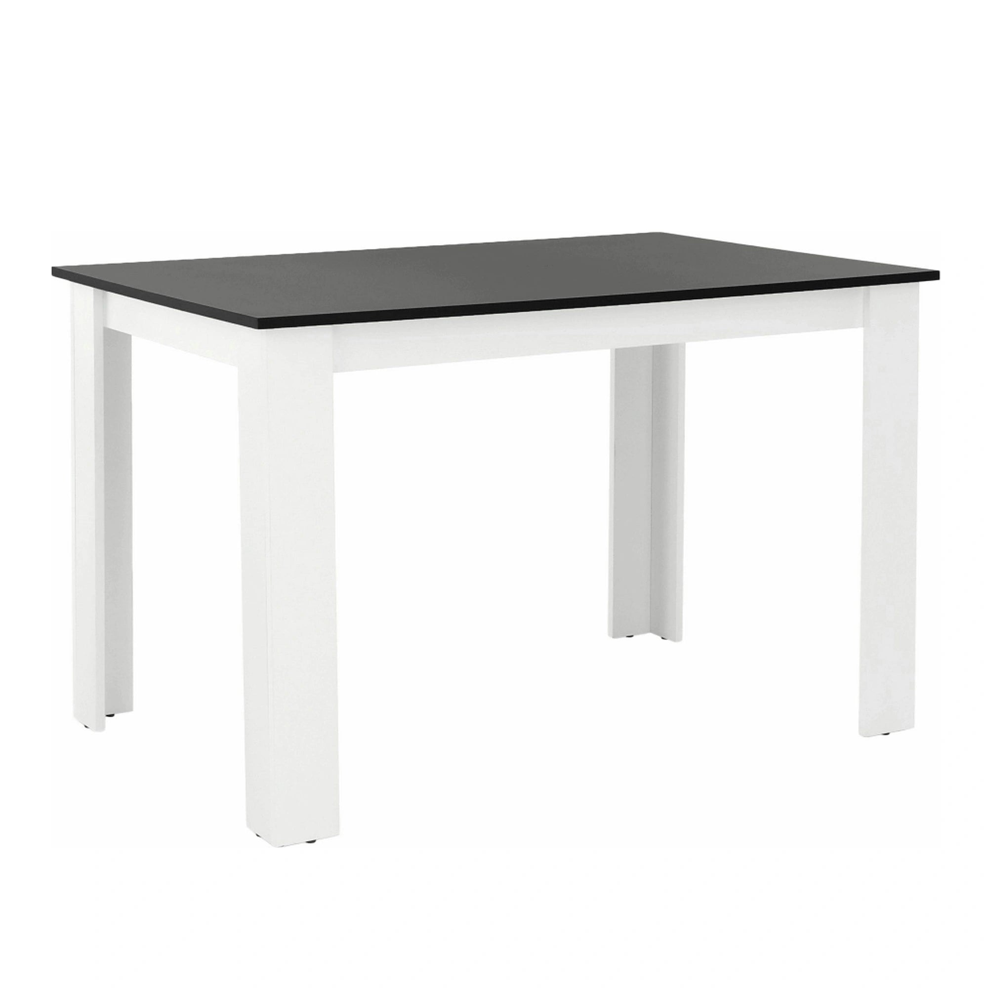 Masa KRAZ, negru/alb, PAL melaminat, 120x80x75 cm