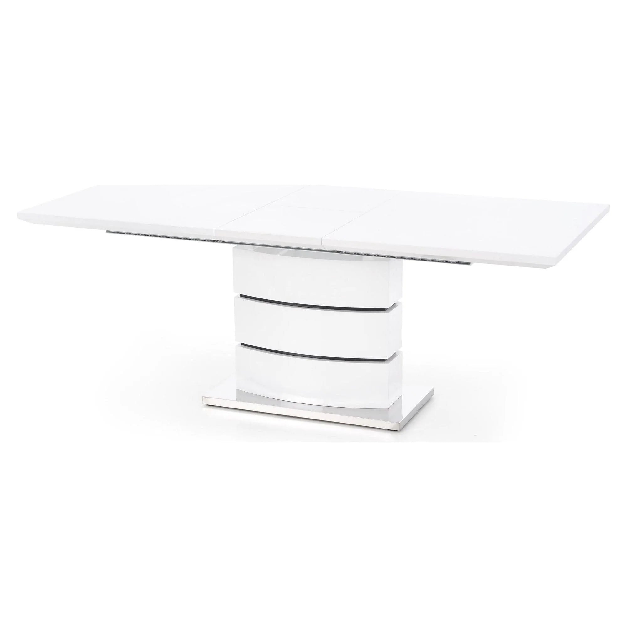 Masa living extensibila NOBEL, alb, 160/200x90x75 cm