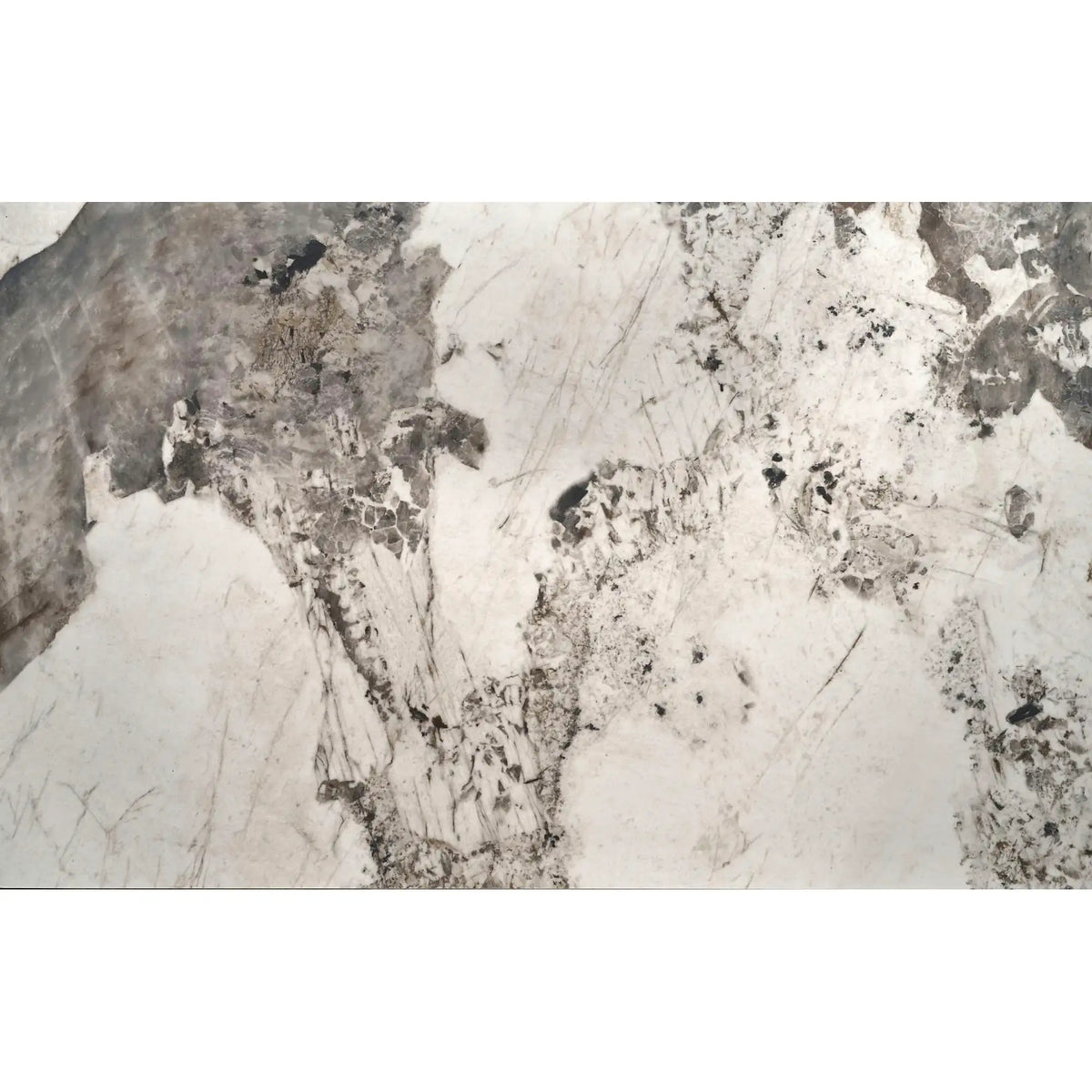Masa living lux FERNANDO, alb/negru, ceramica/metal, 160/240x92x75 cm