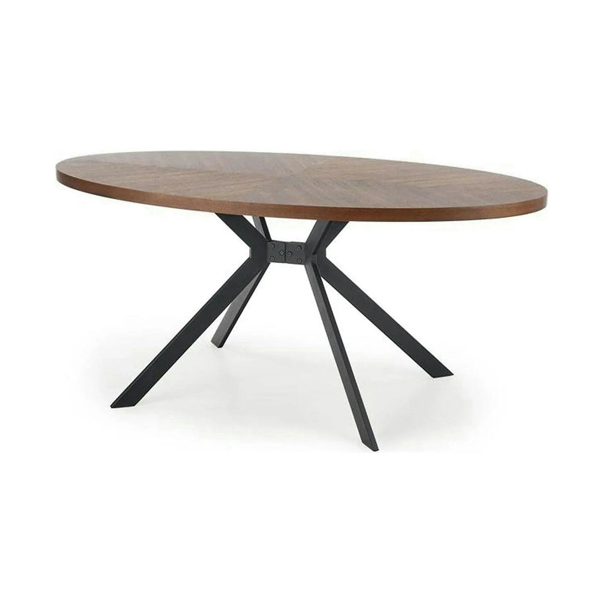 Masa LOCARNO, nuc/negru, 170x90x76 cm
