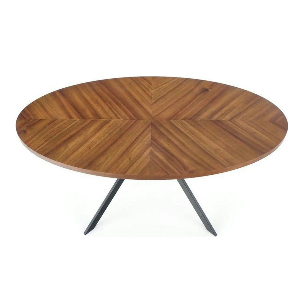 Masa LOCARNO, nuc/negru, 170x90x76 cm