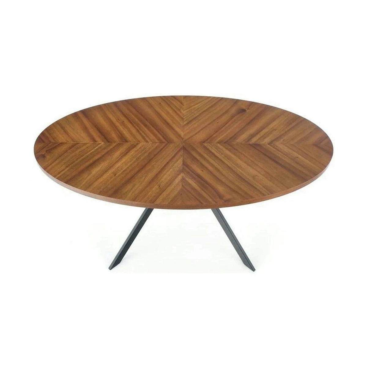 Masa LOCARNO, nuc/negru, 170x90x76 cm