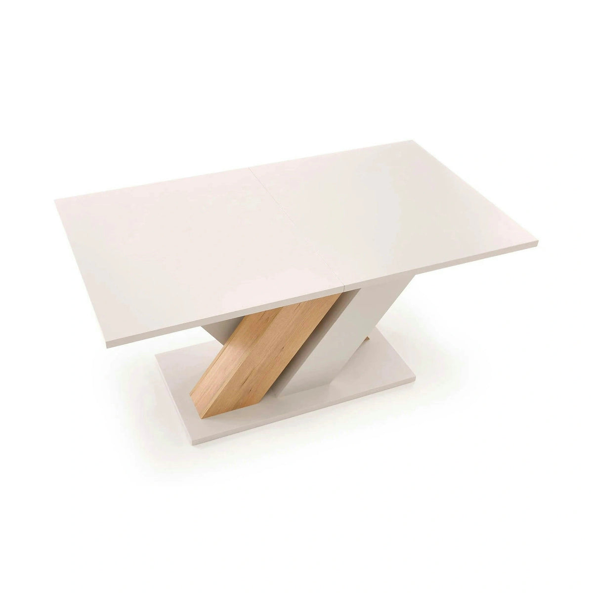 Masa moderna bucatarie BRANDON, casmir/stejar, PAL laminat, 160/200x90x77 cm