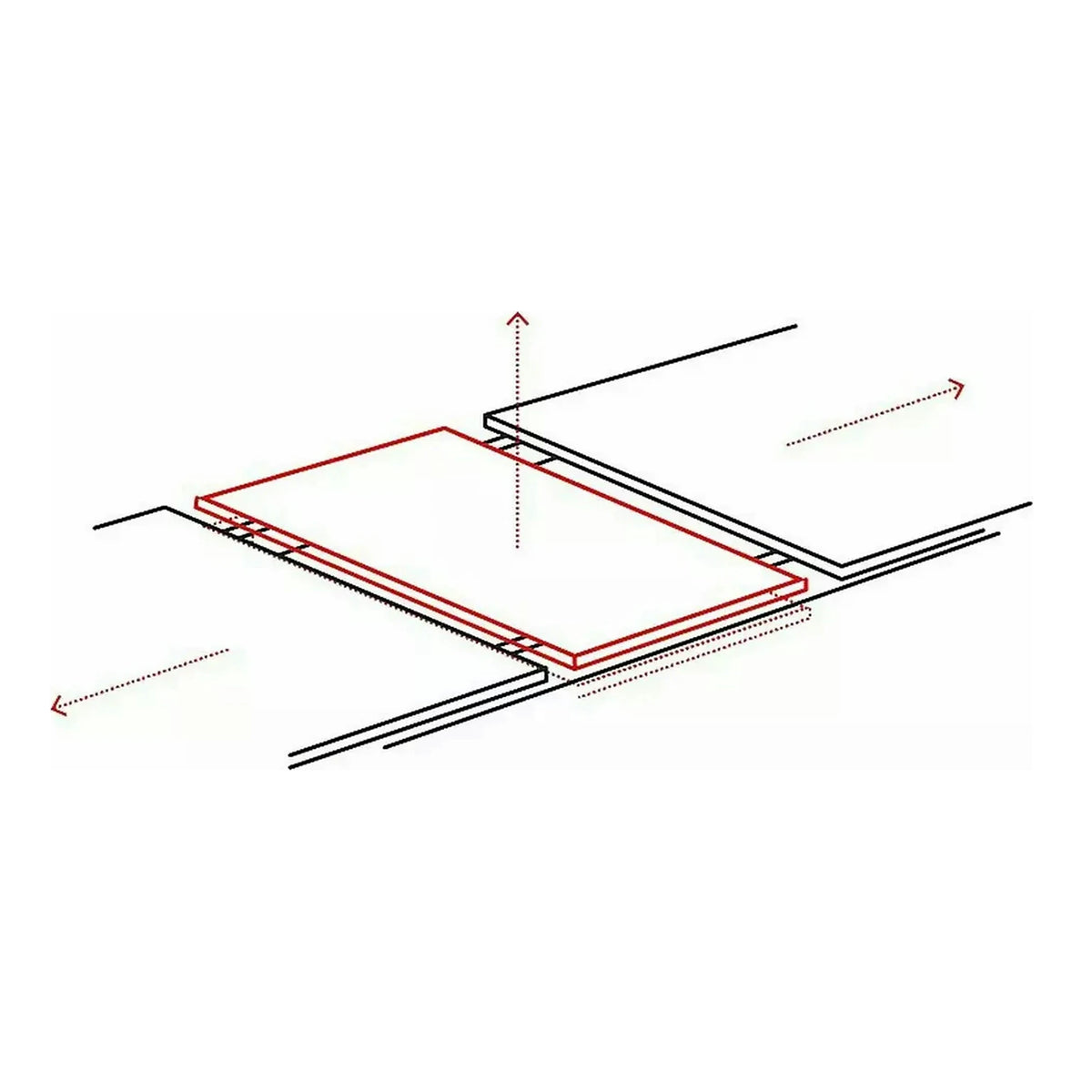 Masa moderna dining Westin SC, alb cu efect de marmura/negru, ceramica/metal/sticla 120/160X80X76 cm