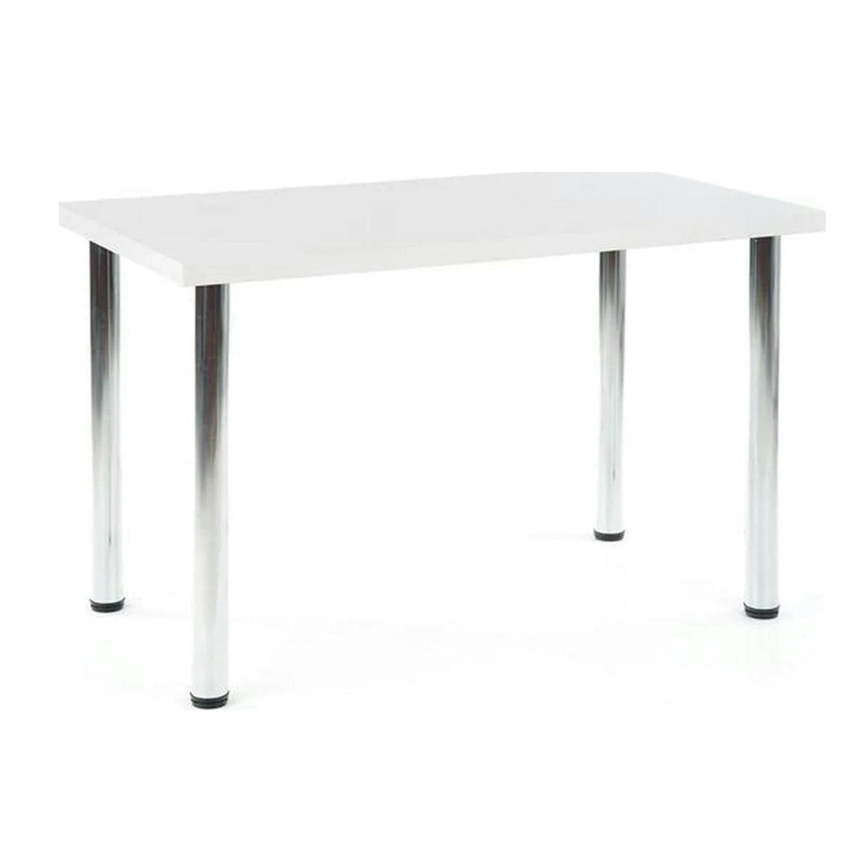 Masa MODEX, alb/crom, PAL/otel, 120x68x75 cm