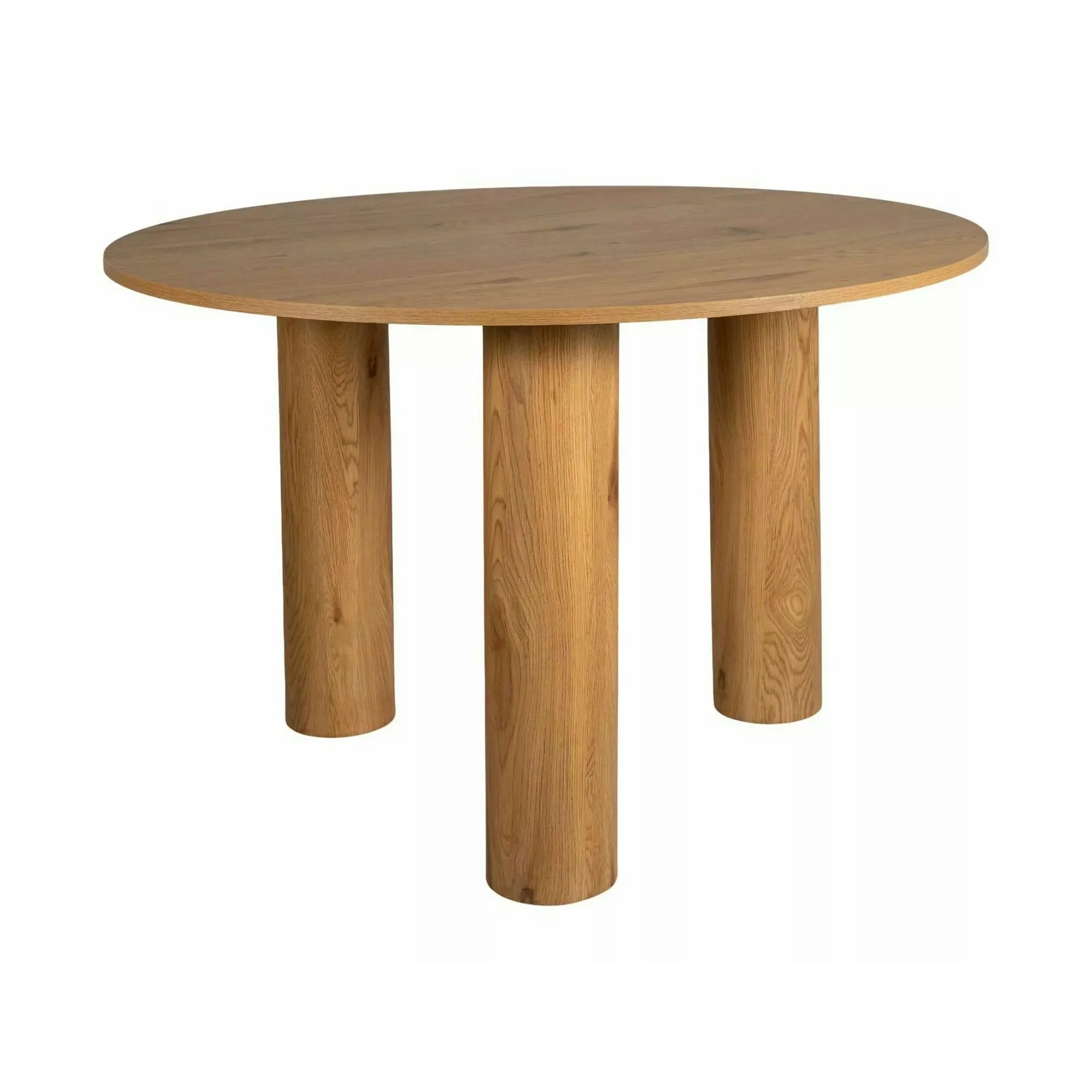 Masă MONTANA, stejar, furnir/MDF, Ø120x76 cm