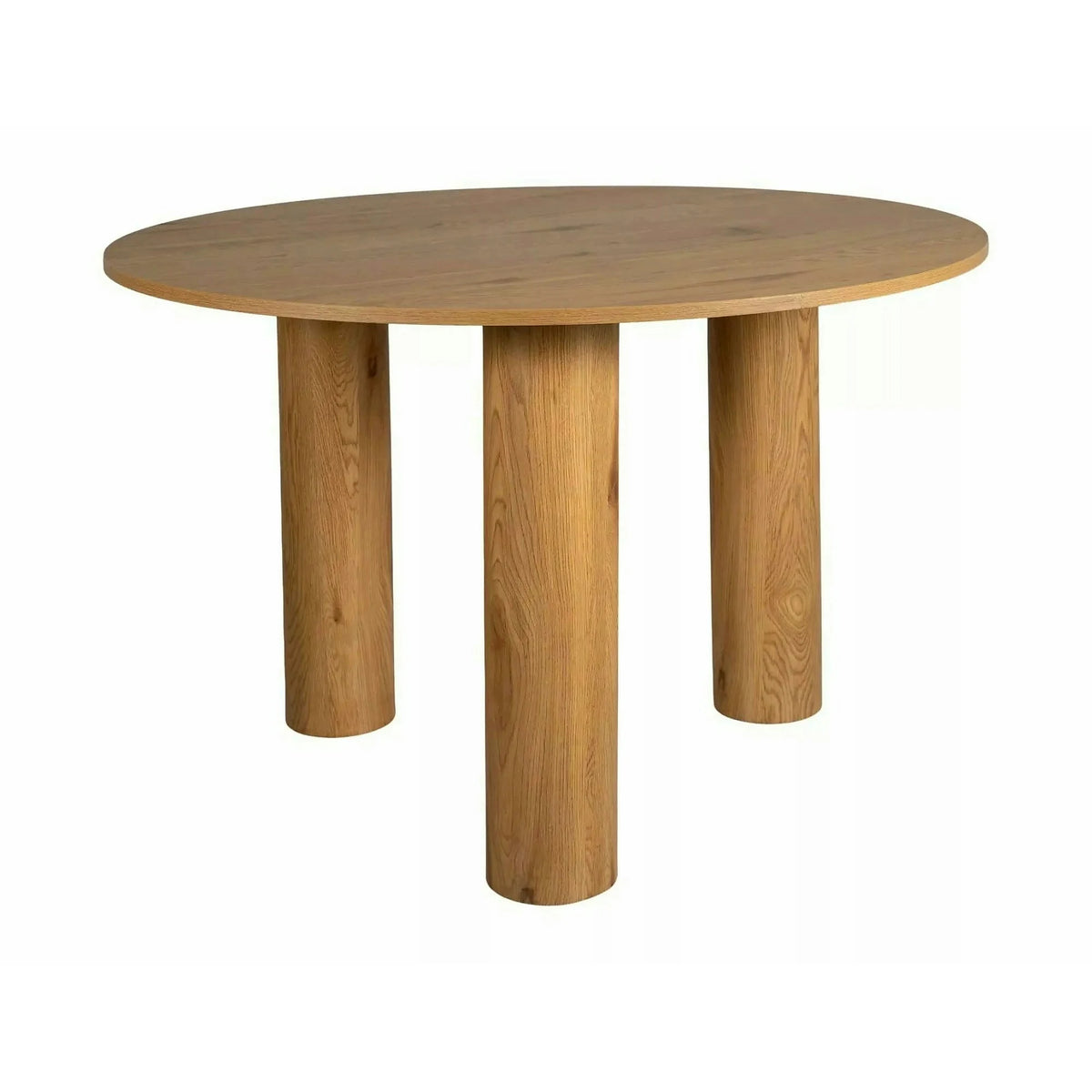Masă MONTANA, stejar, furnir/MDF, Ø120x76 cm