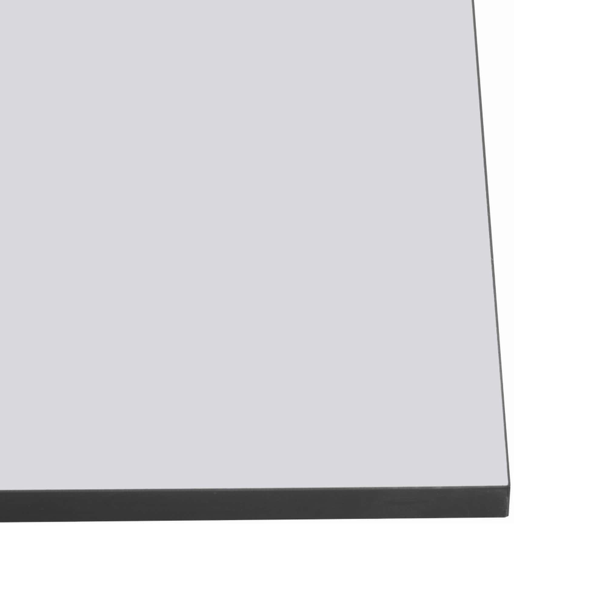 Masa NALAK TIP 3, alb/negru, 160x80x75 cm