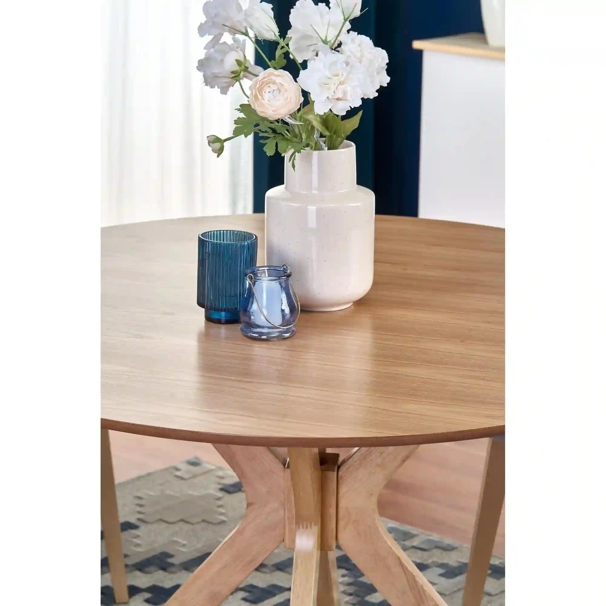 Masa NICOLAS, stejar auriu, 120x77 cm