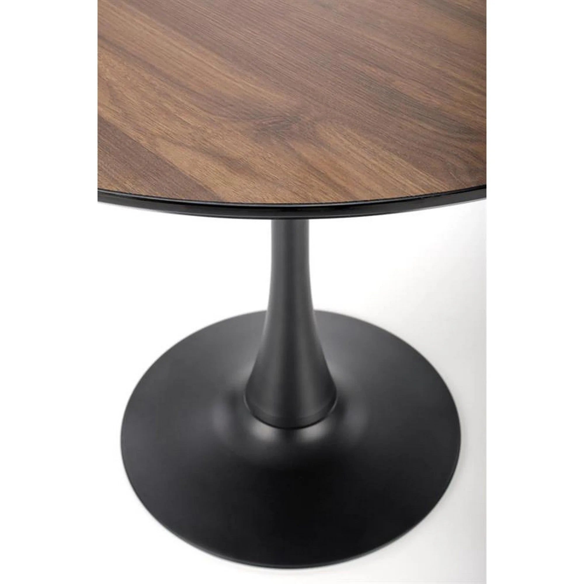 Masa OLMO, nuc/negru, 90x73 cm