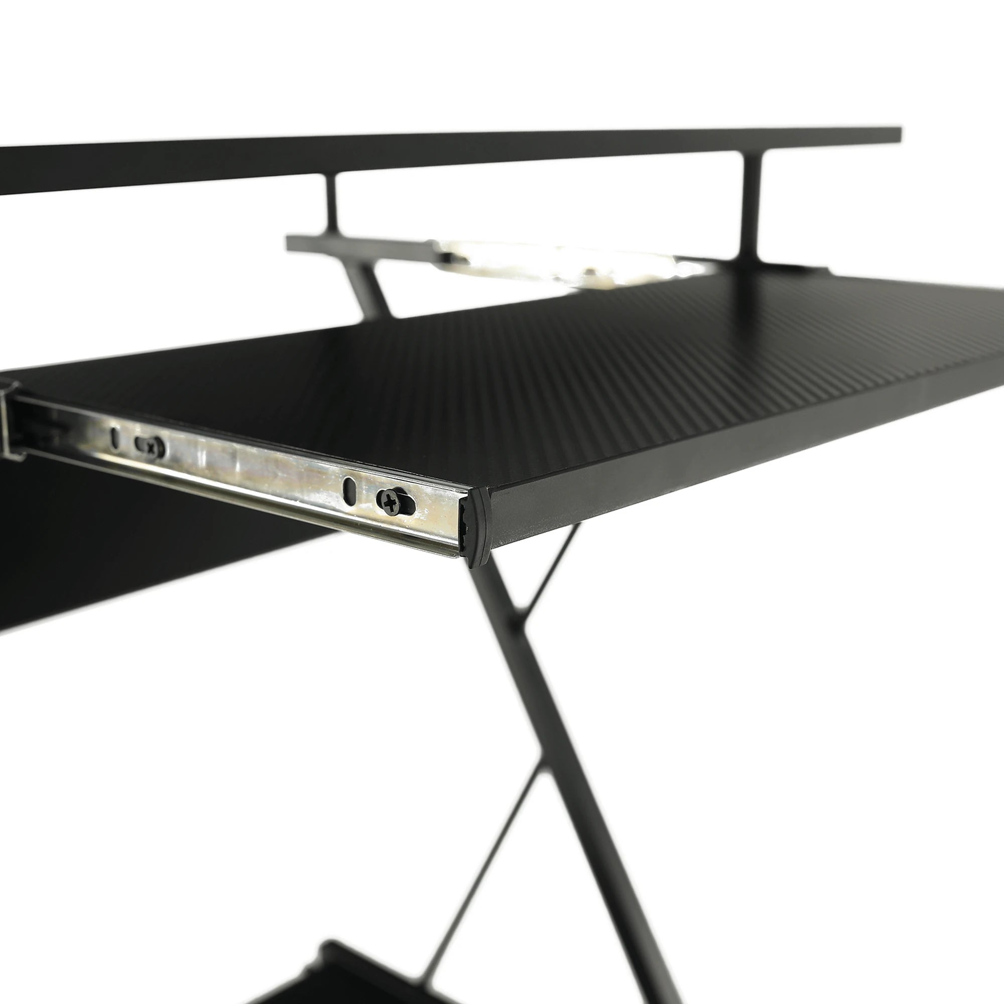 Masa PC TARAK, negru, PAL infoliat/metal, 60x48x73 cm