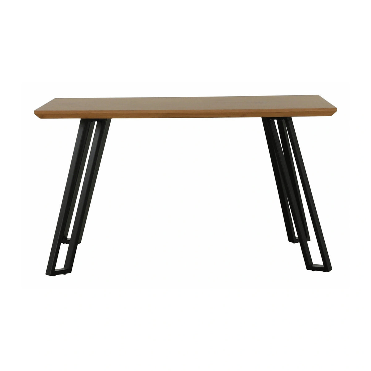 Masa PEDAL, stejar/negru, 140x80x76 cm