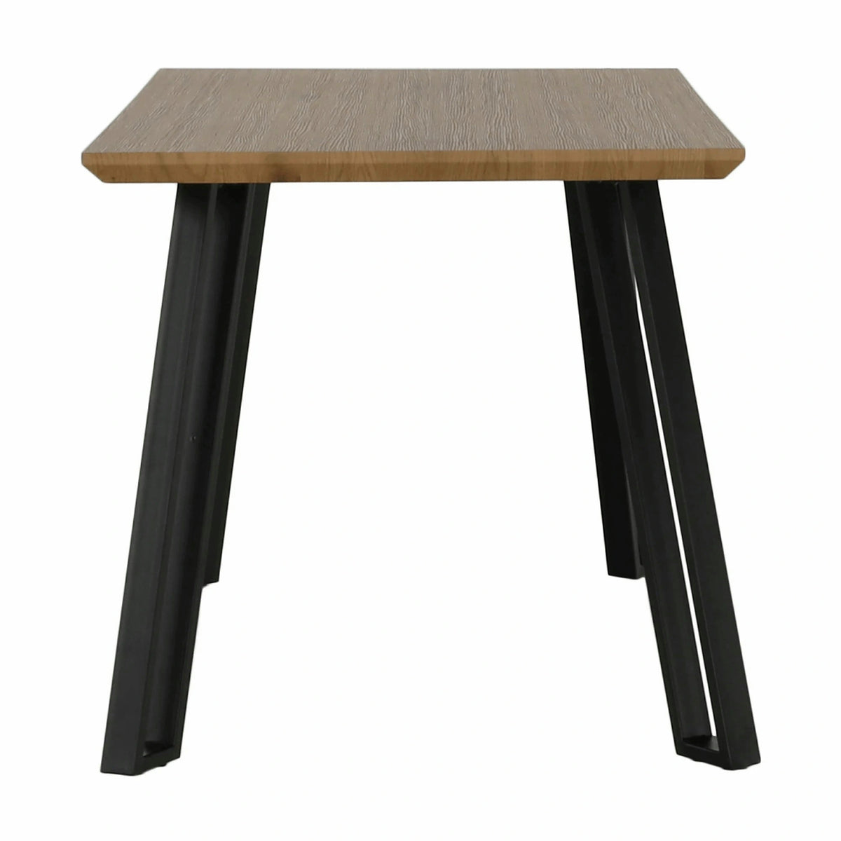 Masa PEDAL, stejar/negru, 140x80x76 cm