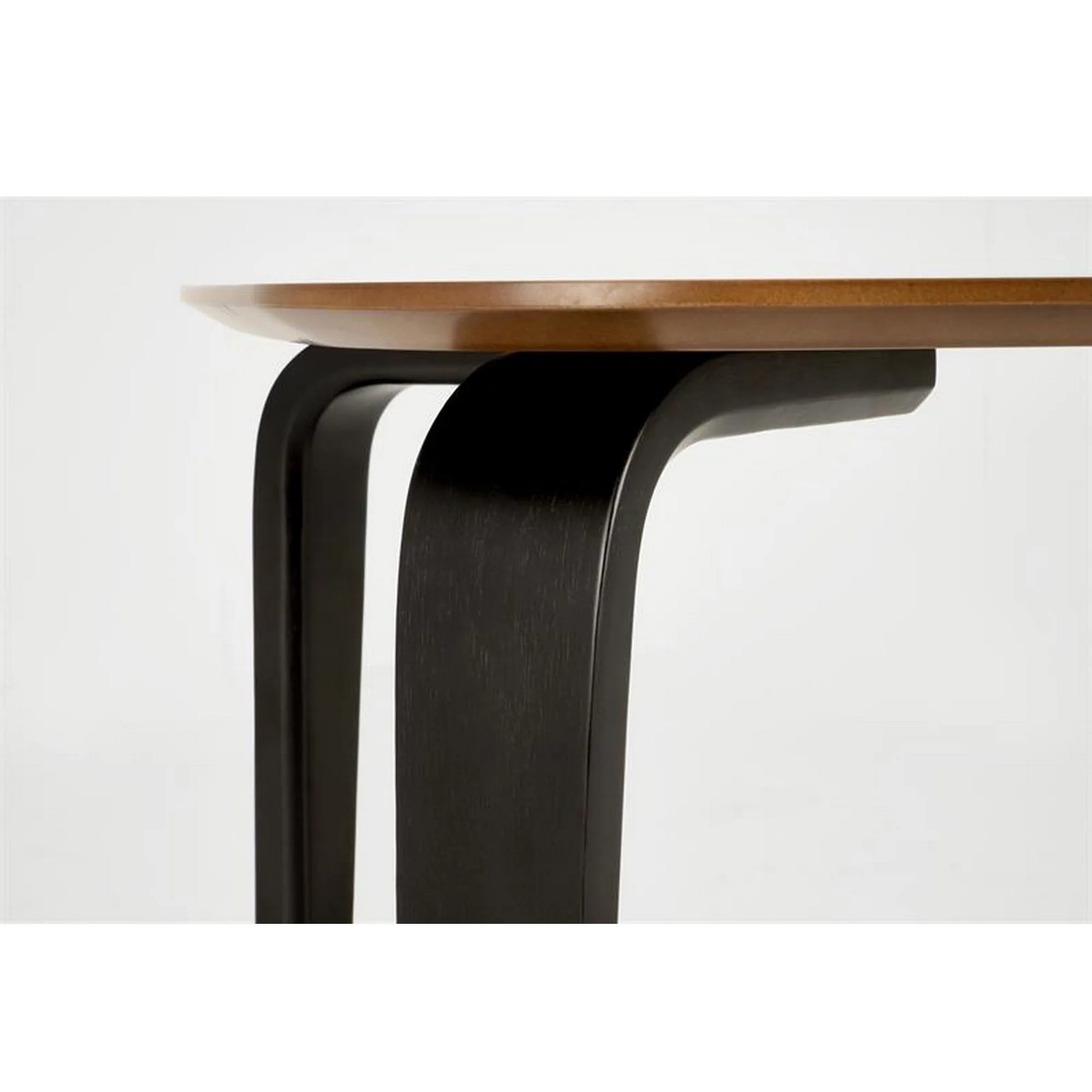 Masa PEDRO, nuc/negru, furnir/lemn, 160x90x75 cm