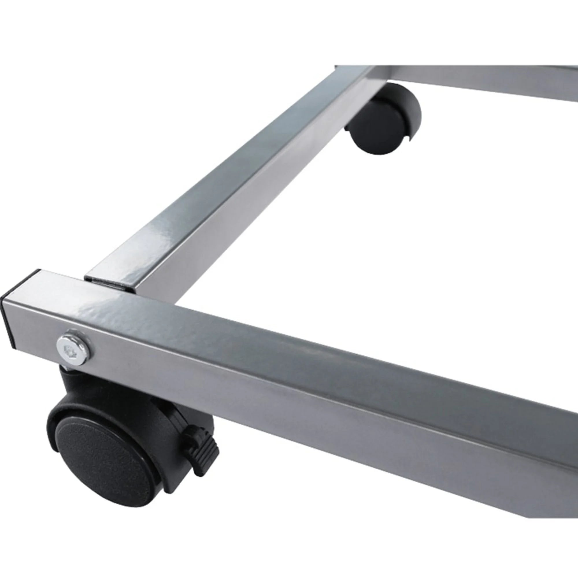 Masa portabila MANNY, negru/argintiu, 33x38x60 cm