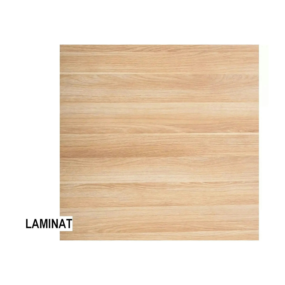 Masa PURO, stejar/negru, PAL laminat/metal, 60x60x76 cm