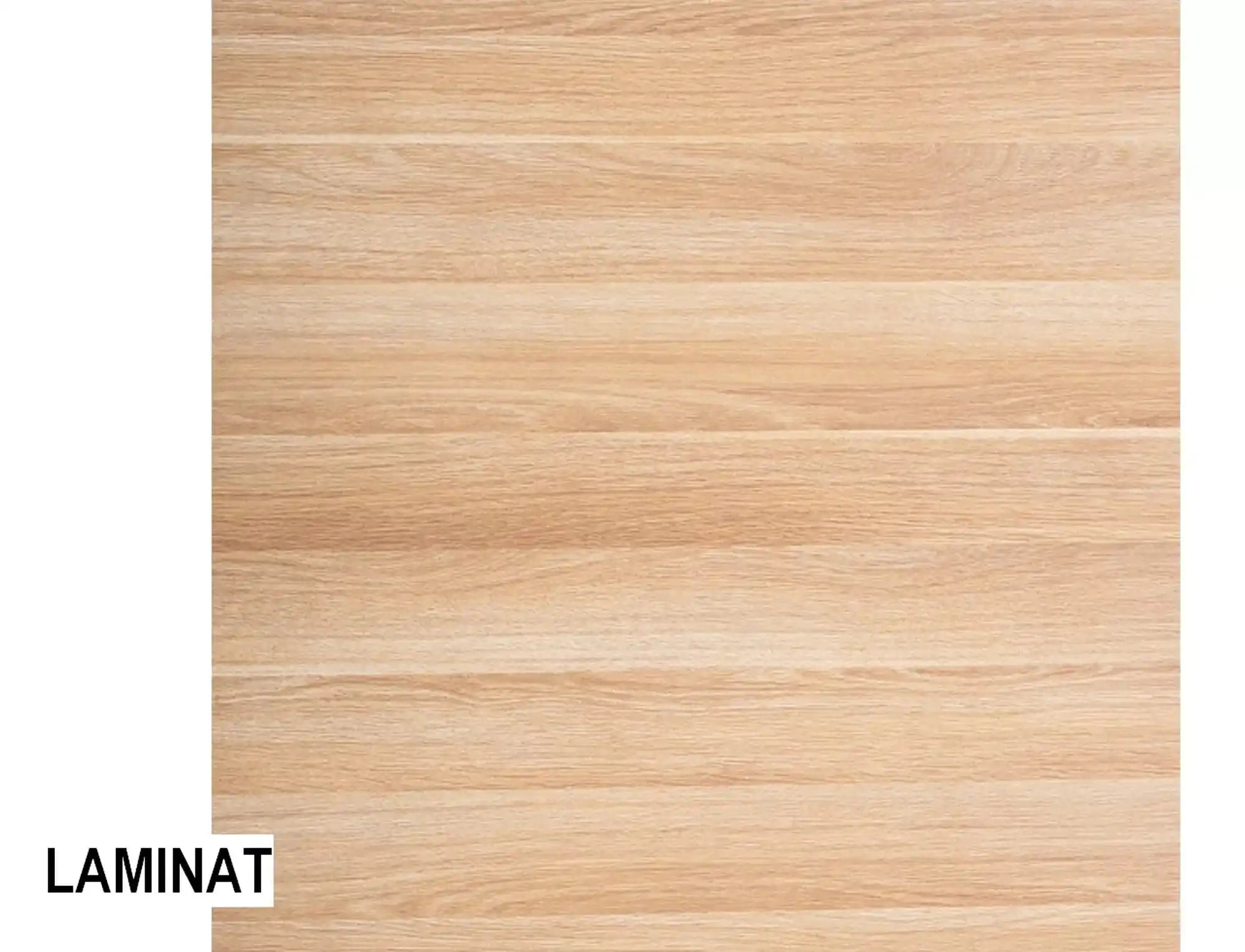 Masa PURO, stejar/negru, PAL laminat/metal, 60x60x76 cm