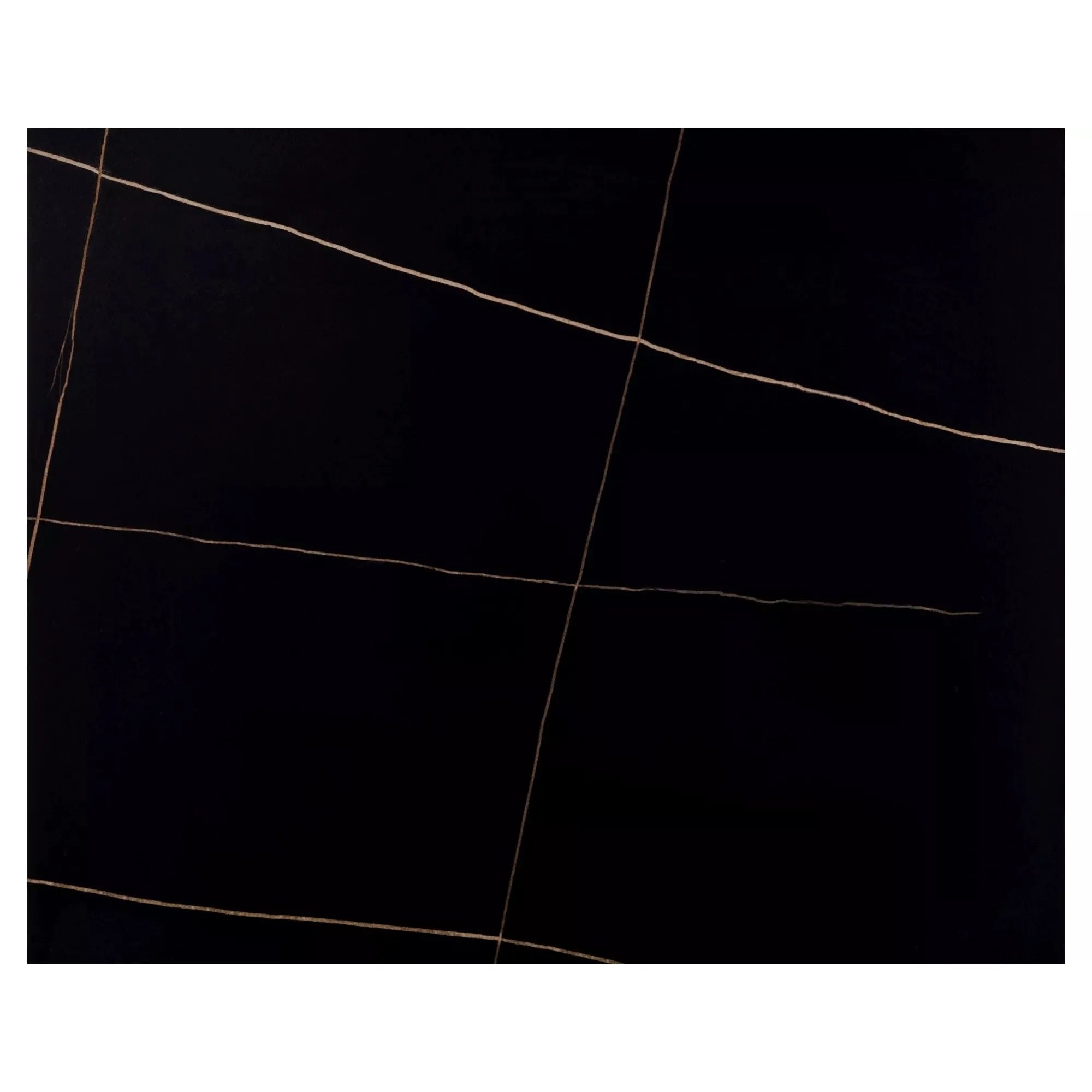Masa RION, negru mat cu efect de marmura, ceramica/metal, 80x80x76 cm