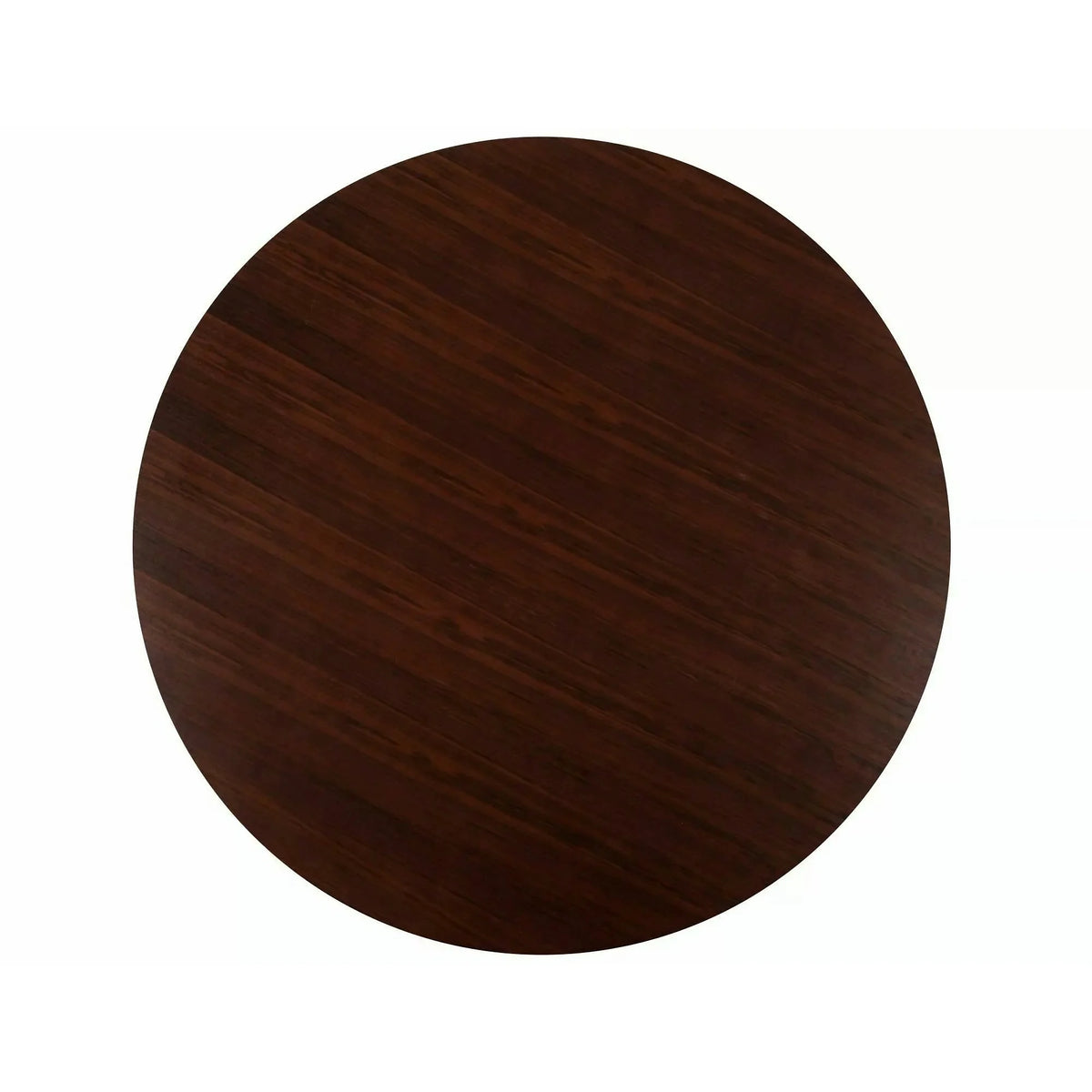 Masă RONDO, nuc, furnir/MDF, Ø120x76 cm