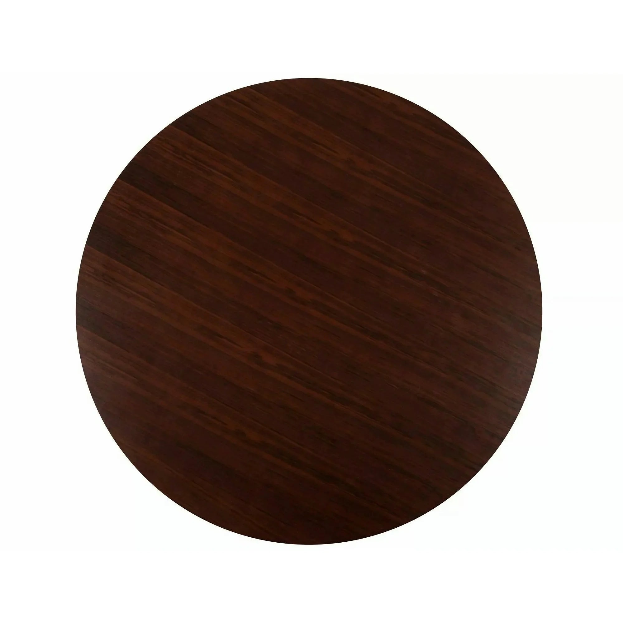 Masă RONDO, nuc, furnir/MDF, Ø120x76 cm