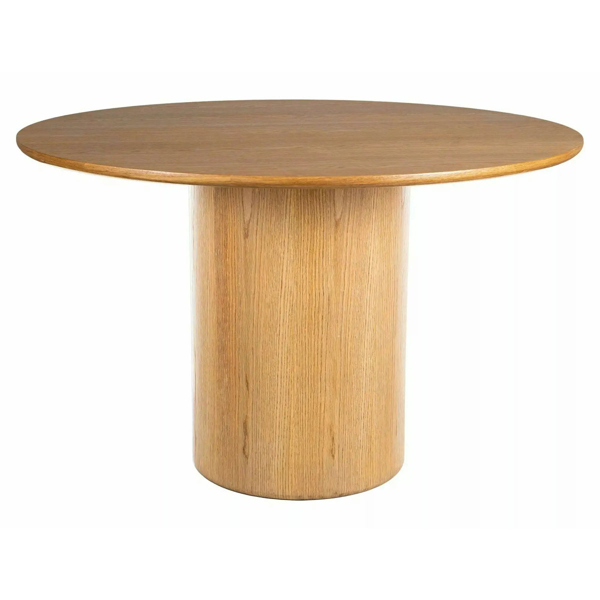 Masă RONDO, stejar, furnir/MDF, Ø120x76 cm