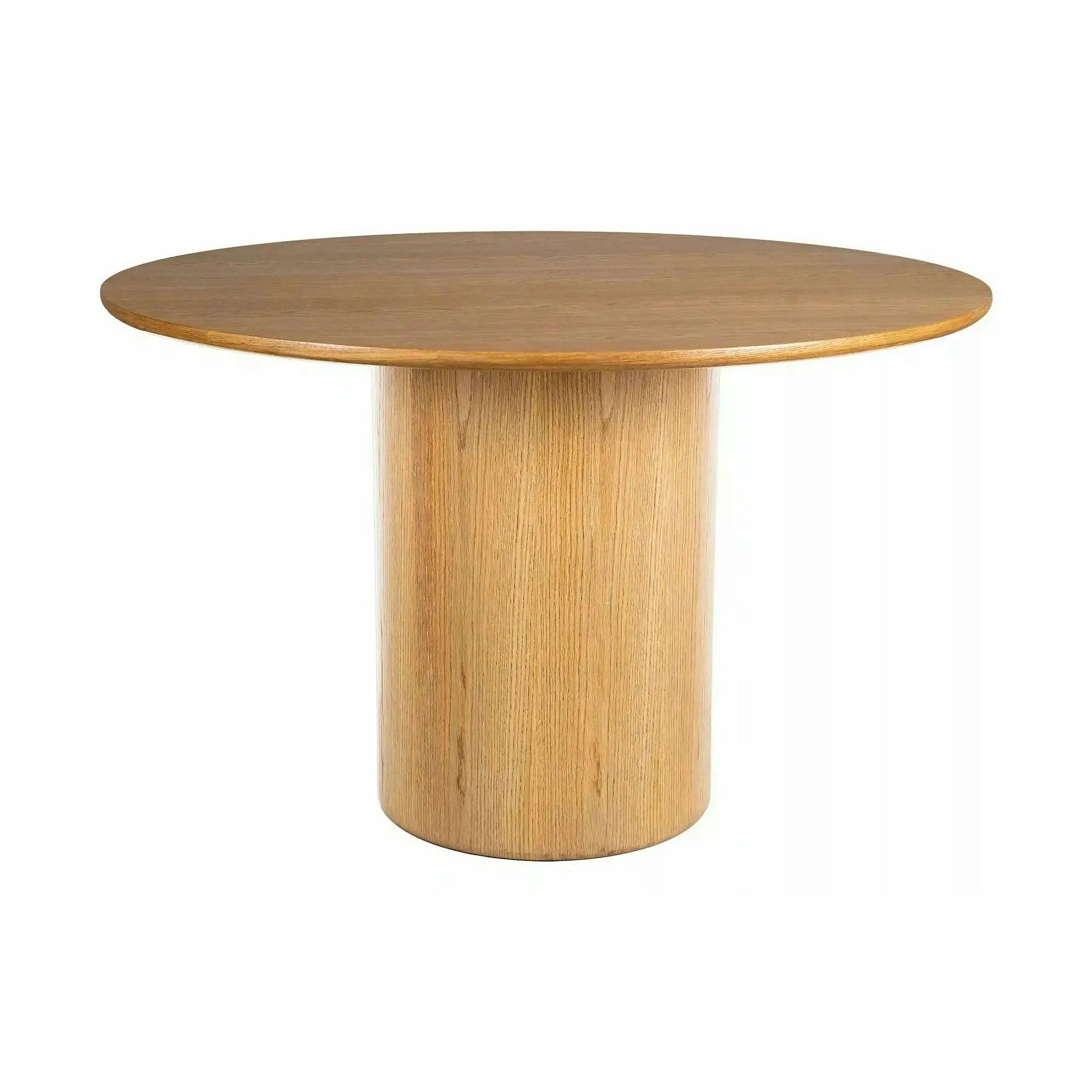 Masă RONDO, stejar, furnir/MDF, Ø120x76 cm