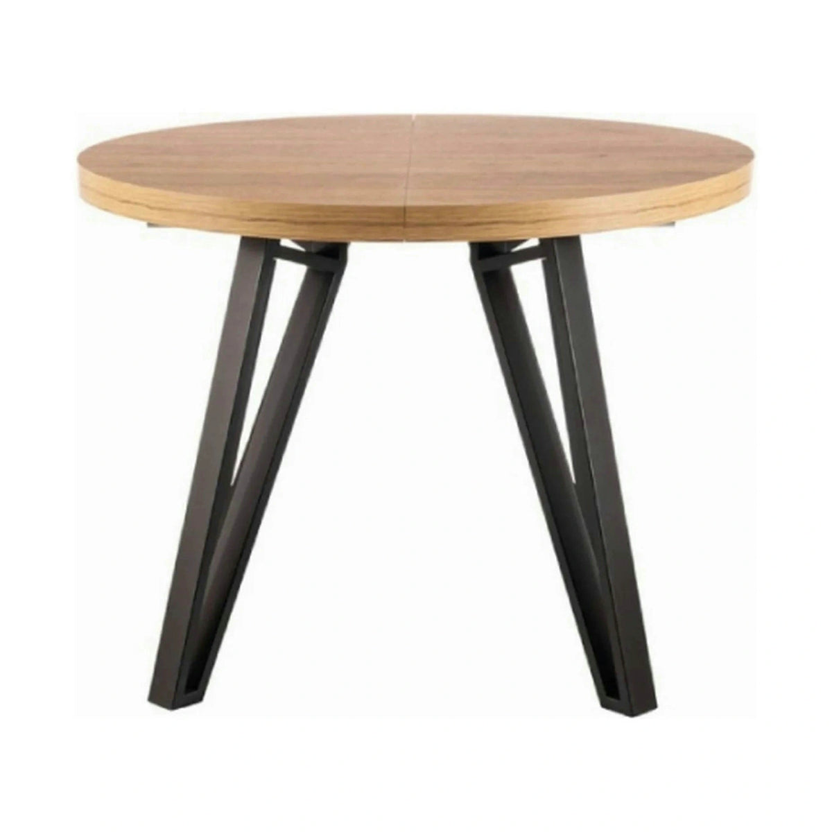 Masa rotunda 100 GALAXY, stejar artisan/negru, PAL laminat/metal