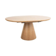 Masa rotunda extensibila living ANGEL II, stejar, 120/160x120x75 cm