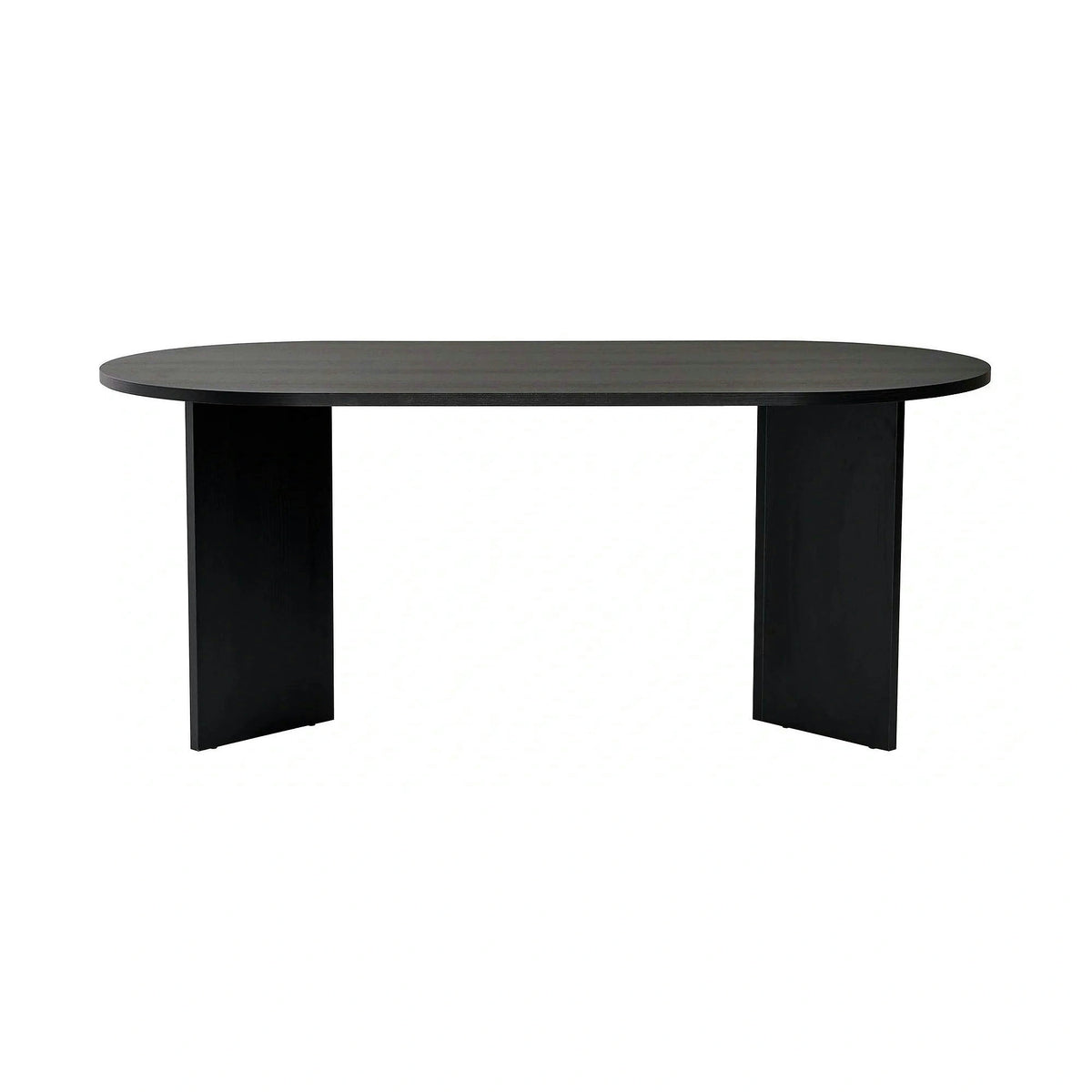 Masa SABLIN, negru, PAL laminat, 180x90x75 cm