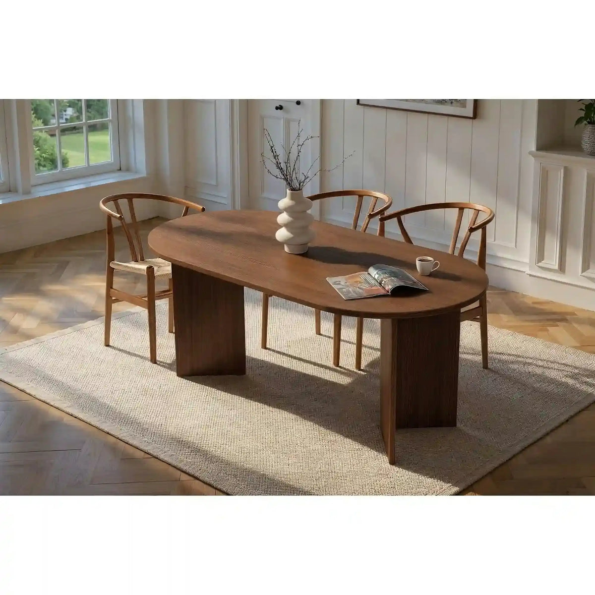 Masa SABLIN, nuc, PAL laminat, 180x90x75 cm
