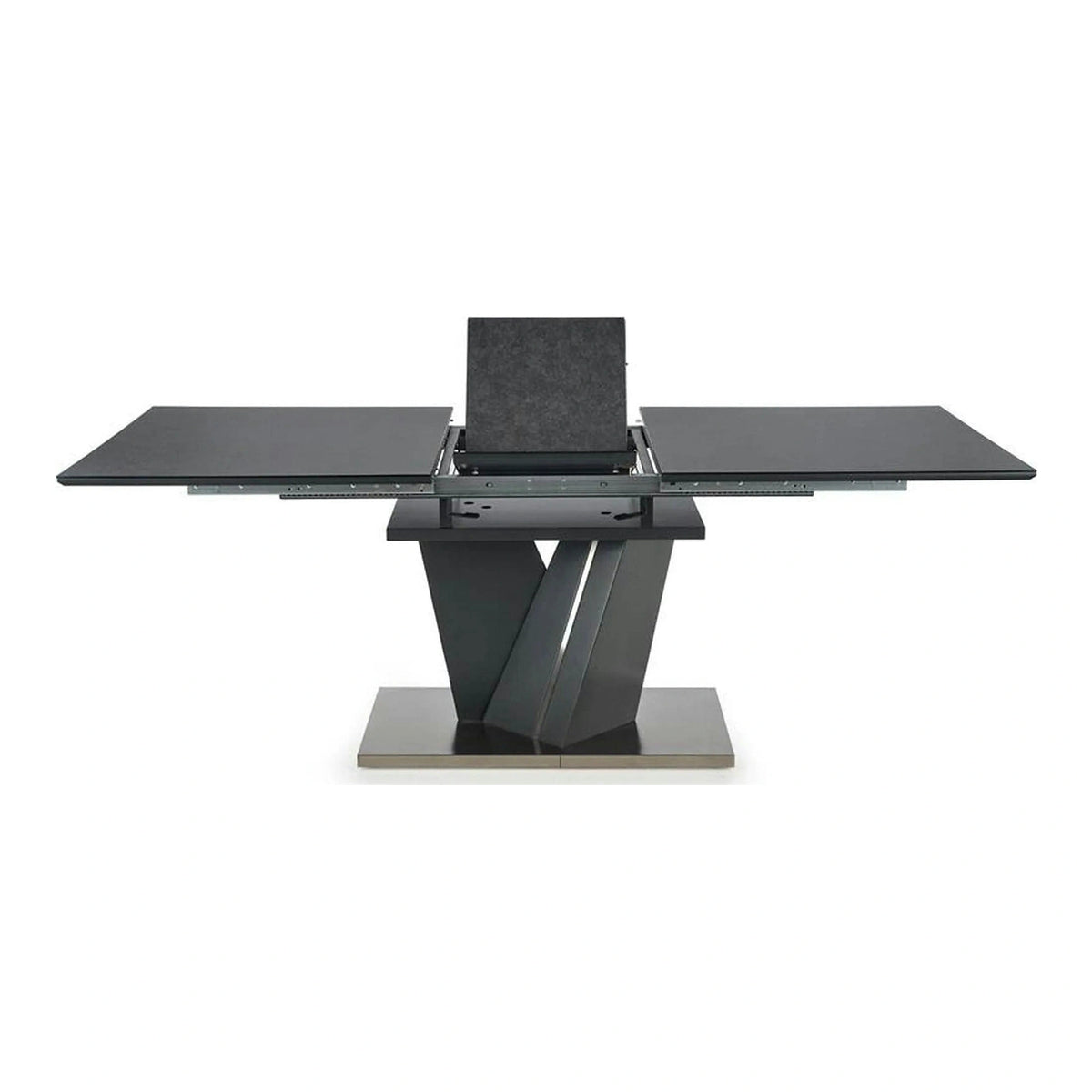 Masa SALVADOR, gri, 160/200x90x77 cm