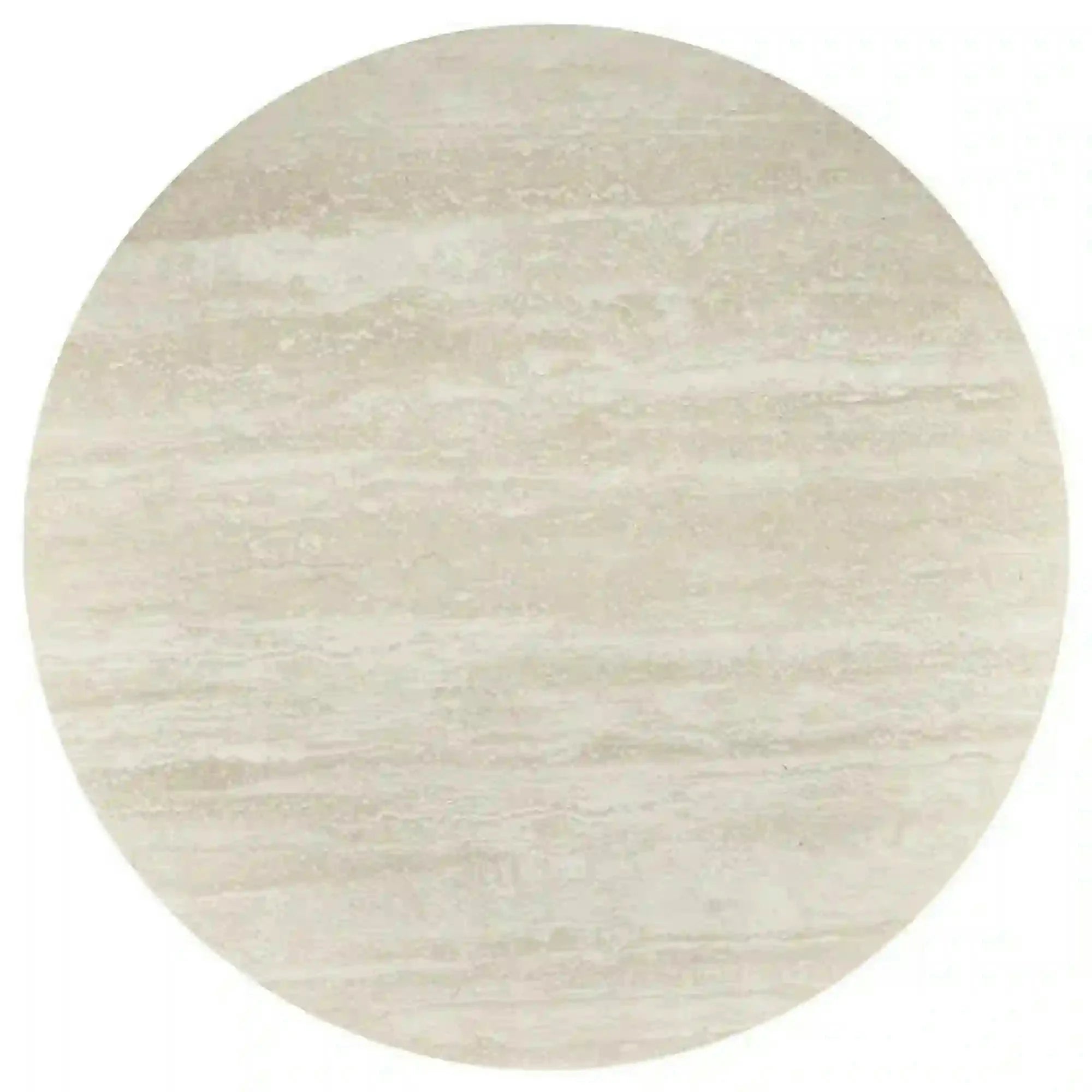 Masa TOLIO, travertin/casmir, piatra sinterizata/otel, 90x76 cm