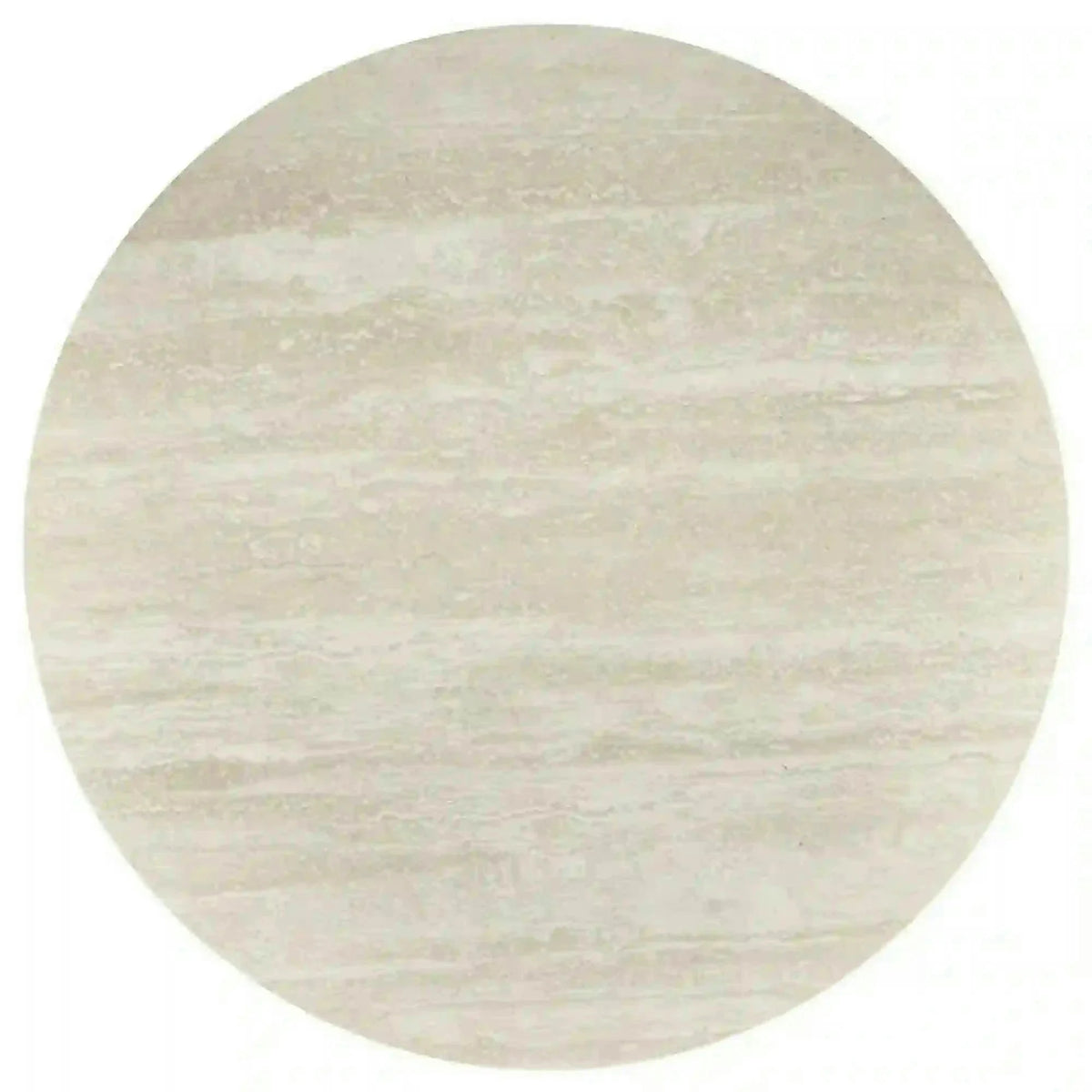 Masa TOLIO, travertin/casmir, piatra sinterizata/otel, 90x76 cm