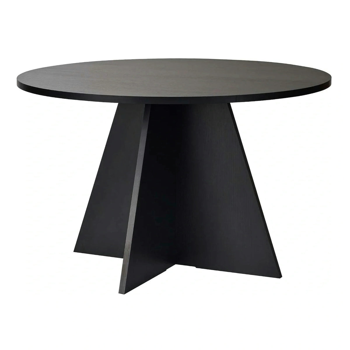Masa VIRELLA, negru, PAL, 120x120x75 cm
