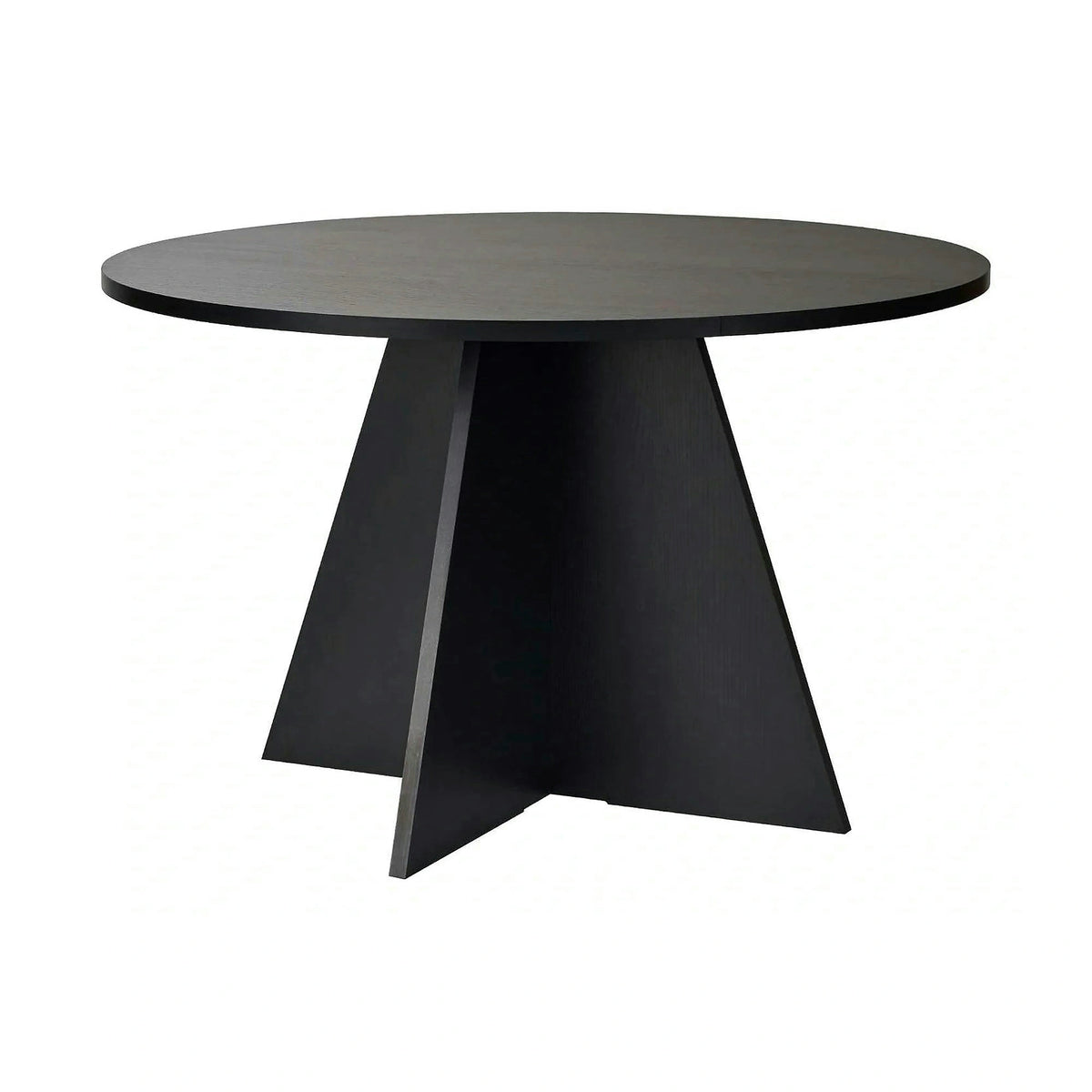 Masa VIRELLA, negru, PAL, 120x120x75 cm