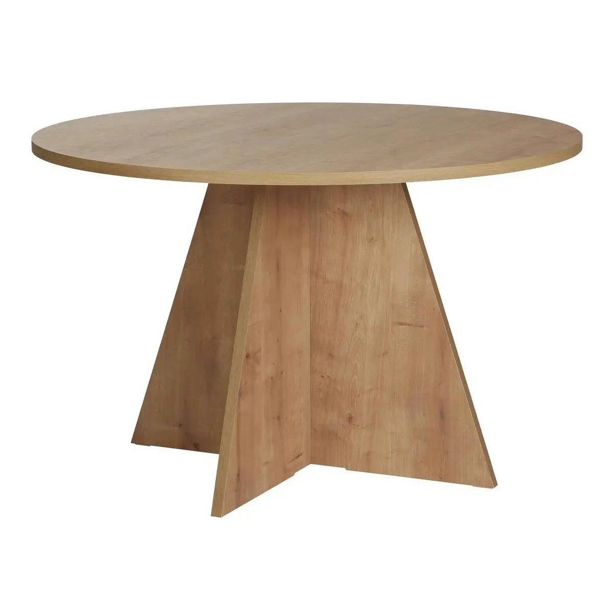 Masa VIRELLA, stejar, PAL, 120x120x75 cm