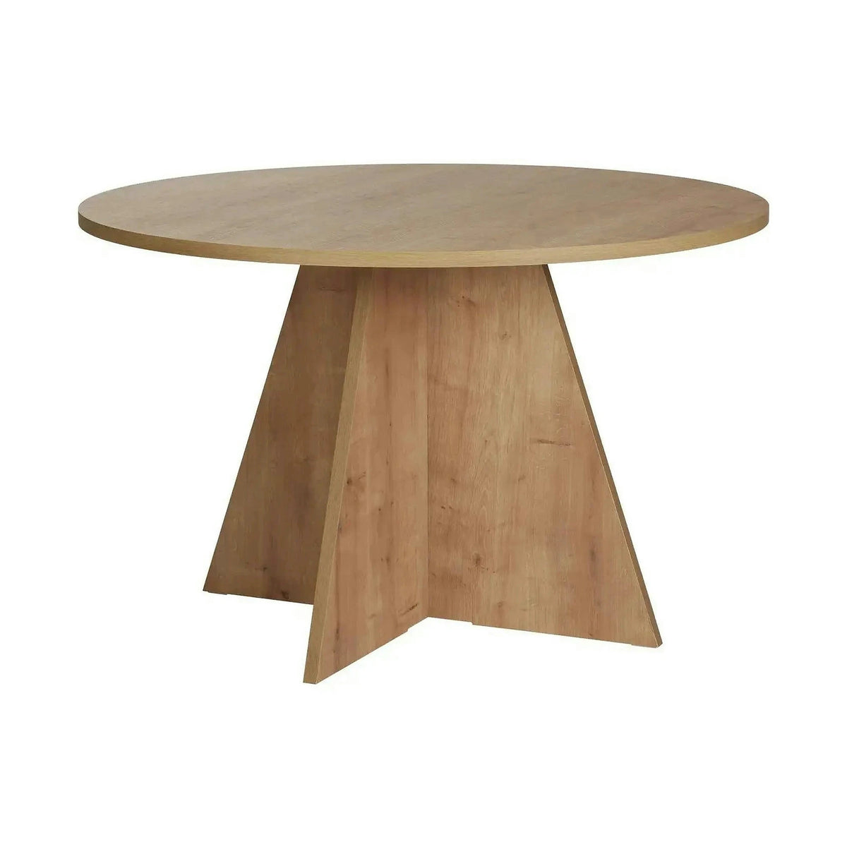 Masa VIRELLA, stejar, PAL, 120x120x75 cm