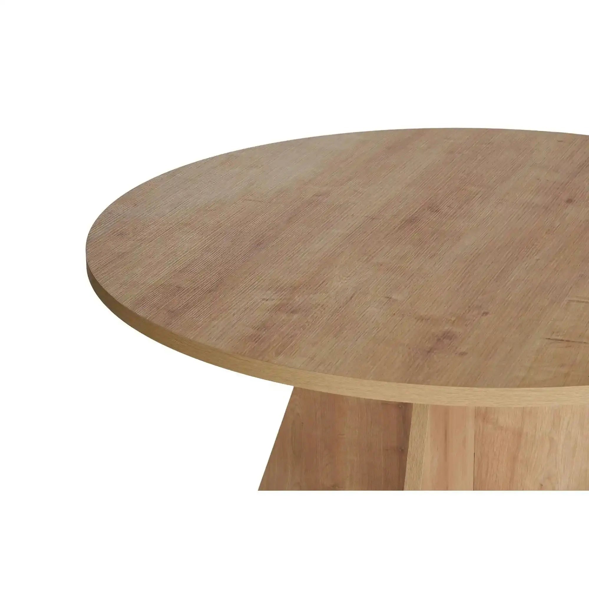 Masa VIRELLA, stejar, PAL, 120x120x75 cm