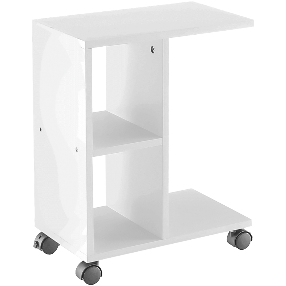 Masuta ABBAS NEW, alb, DTD laminat, 40x24x50 cm