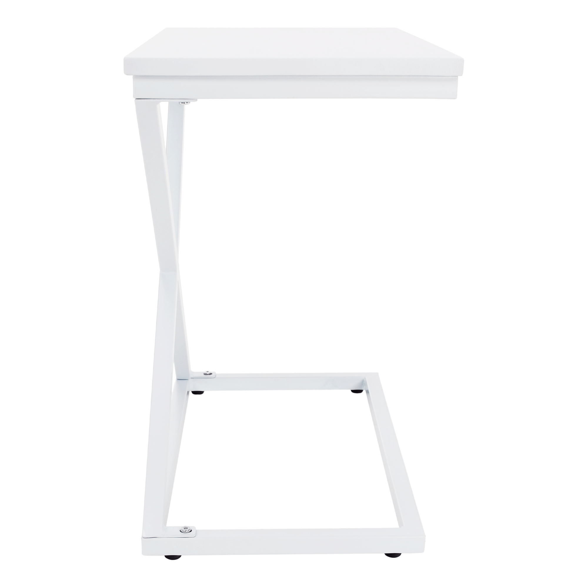 Masuta APIA, alb, metal, 50x30x50 cm