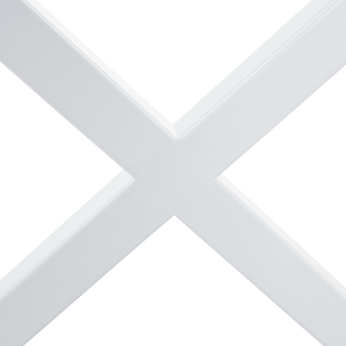 Masuta APIA, alb, metal, 50x30x50 cm