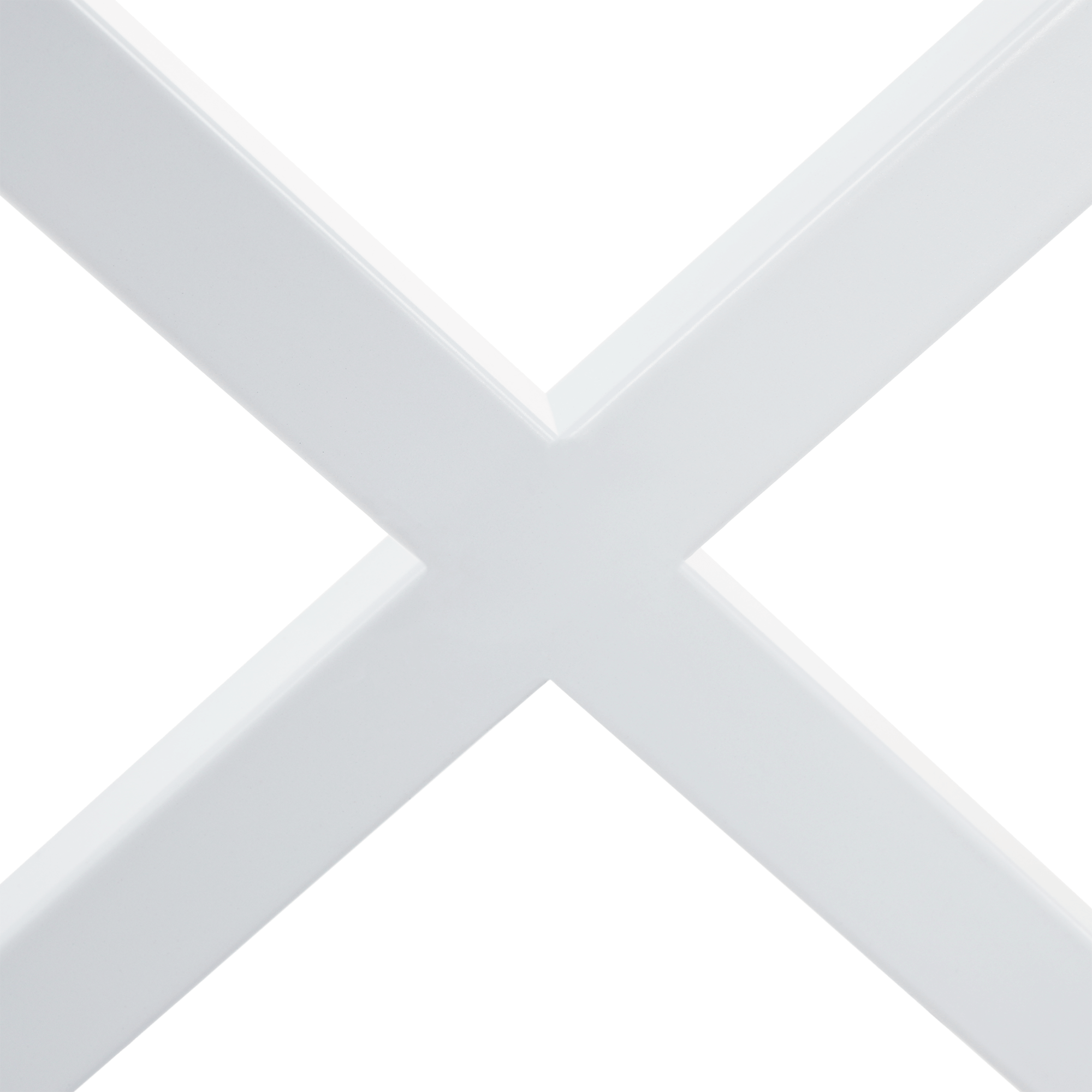 Masuta APIA, alb, metal, 50x30x50 cm