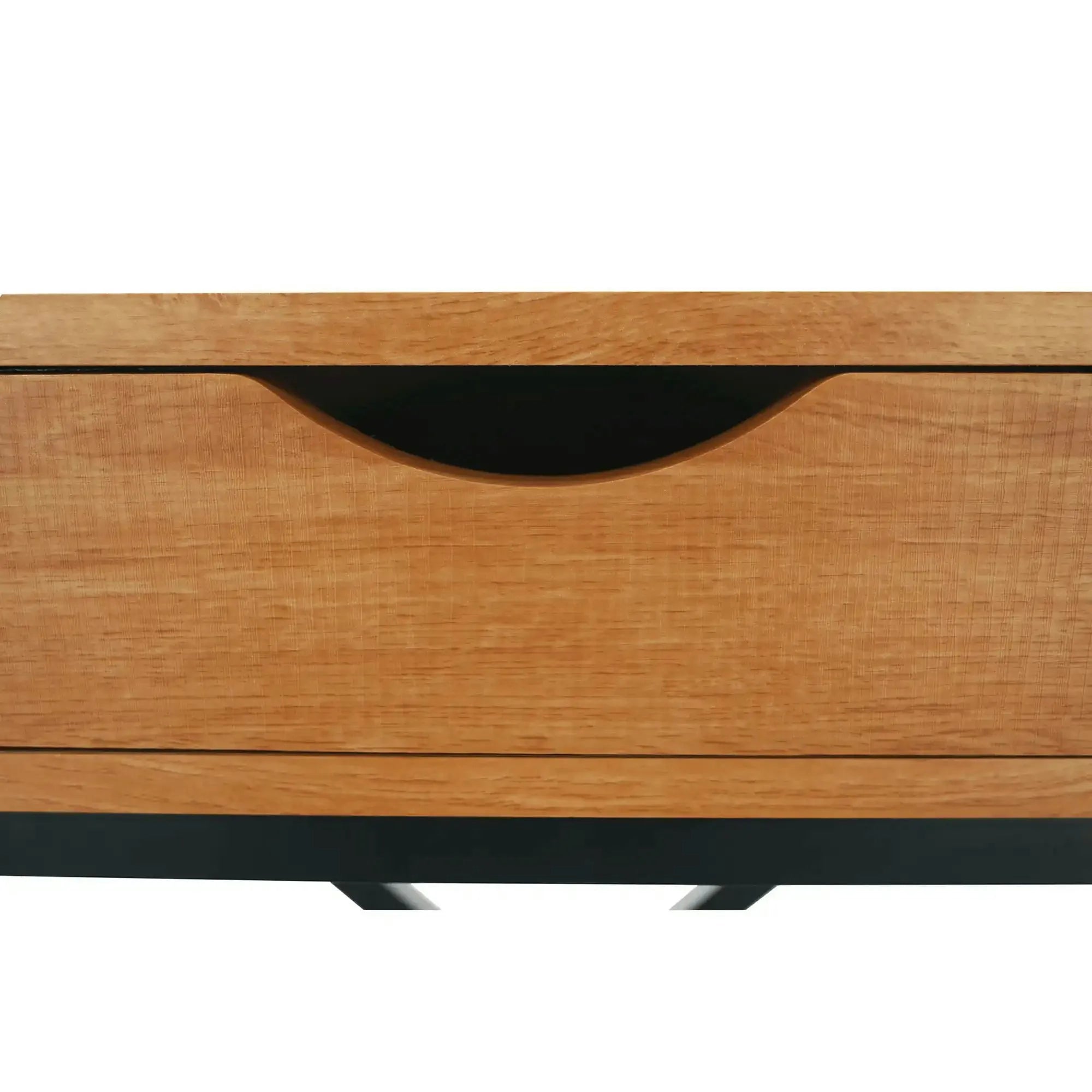 Masuta auxiliara VIRED, stejar/negru, 50x30x60 cm