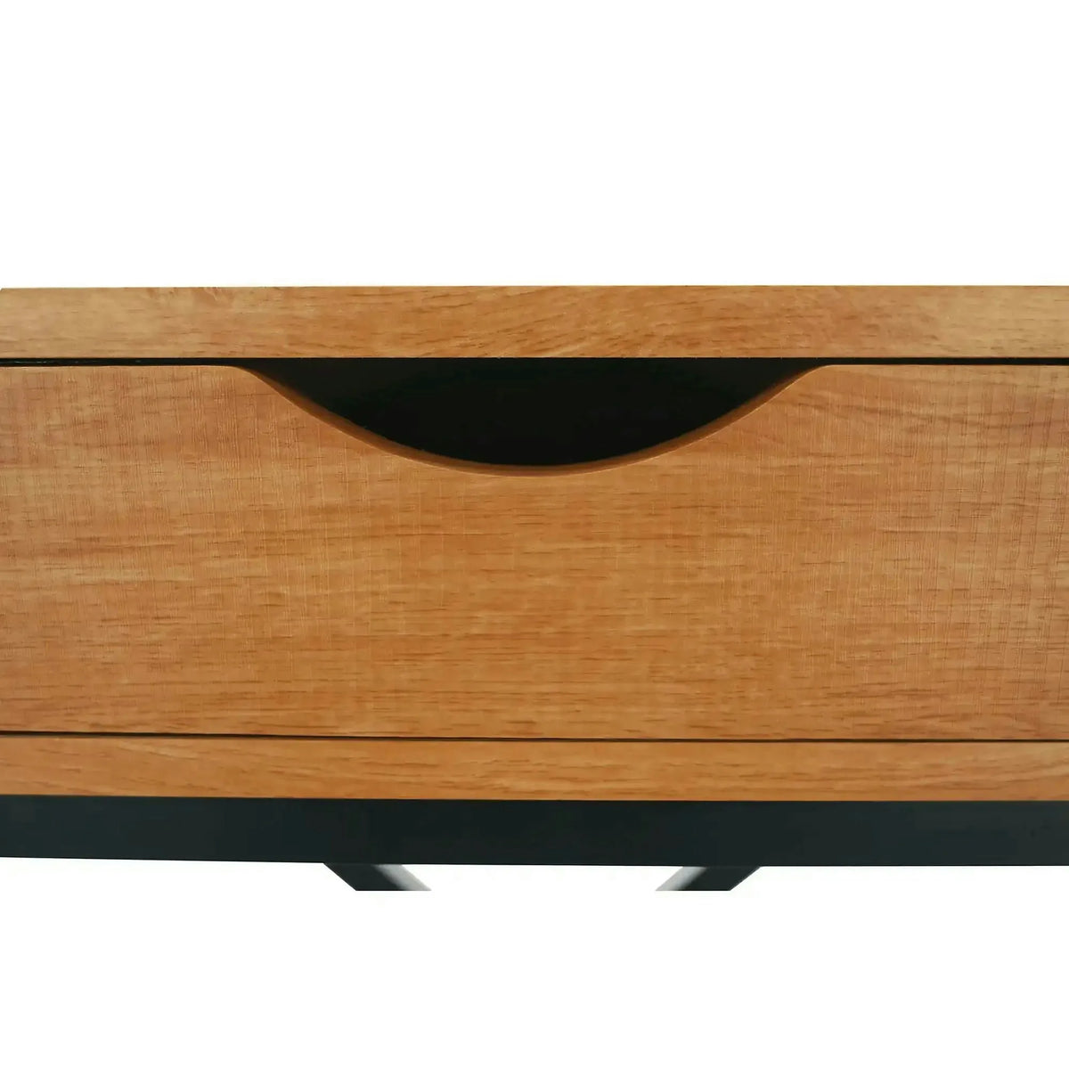 Masuta auxiliara VIRED, stejar/negru, 50x30x60 cm