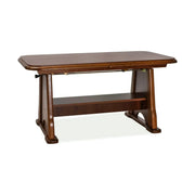 Masuta BEATA, nuc, PAL/lemn, 130/170x67x60/77 cm
