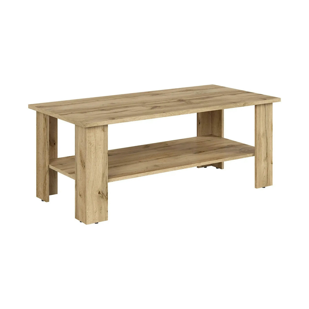 Masuta cafea ACADIA, stejar, PAL, 115x56x46 cm