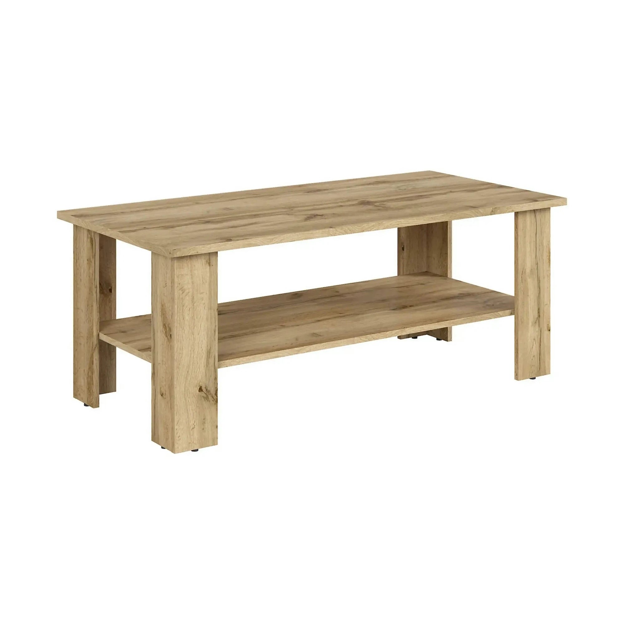 Masuta cafea ACADIA, stejar, PAL, 115x56x46 cm